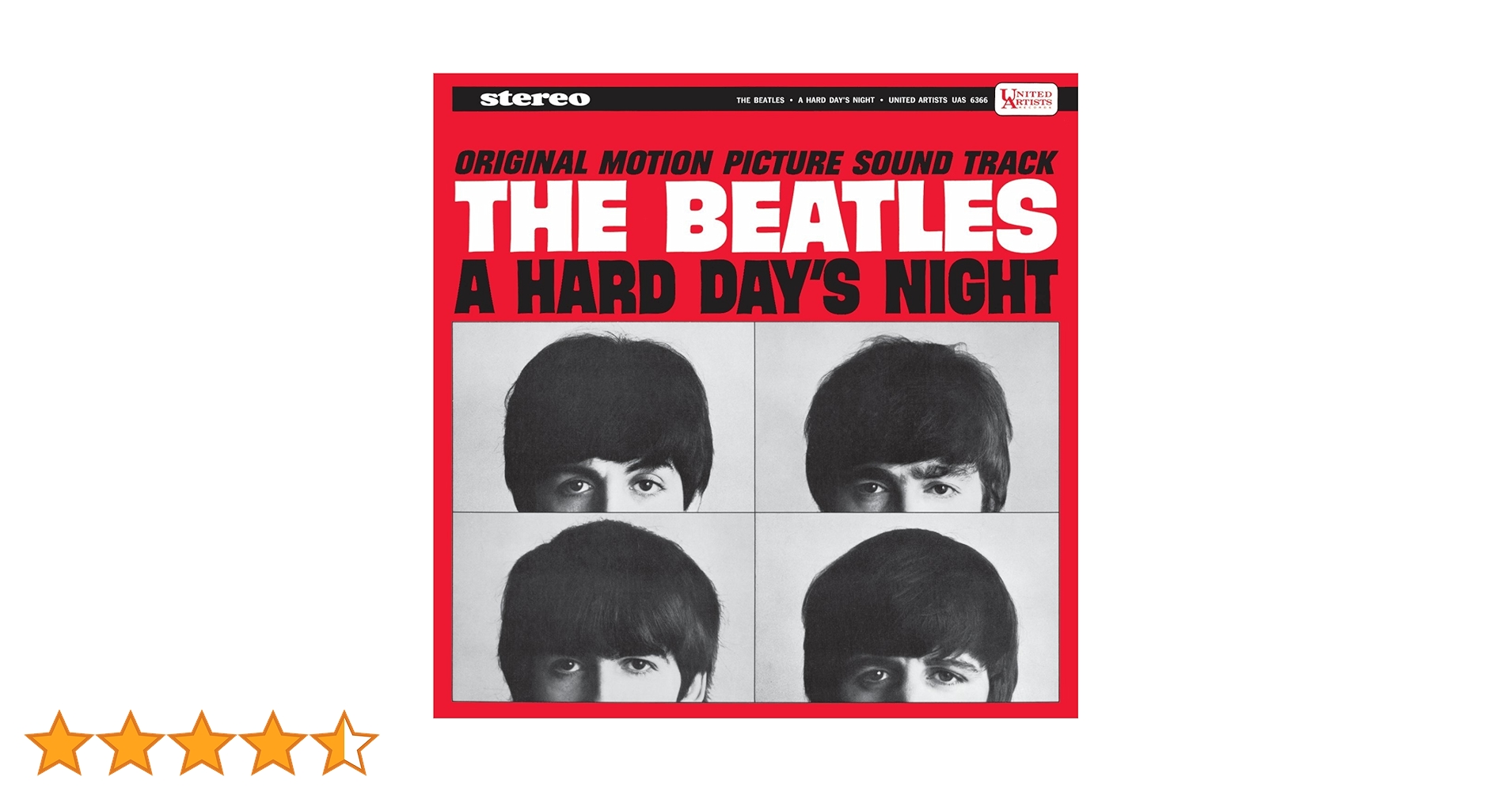 洋楽 The Beatles A Hard Day's Night A Hard Day's Night (Original Motion Picture Soundtrack - The U.S.